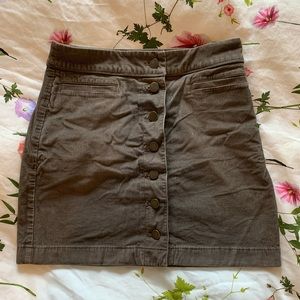 Aritzia Brown Corduroy Skirt